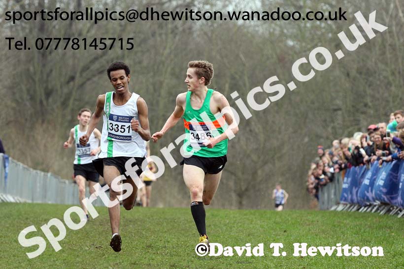 Mens under-17s Inter Counties Cross Country, Prestwold Hall, Loughborough. Photo: David T. Hewitson/Sports for All Pics